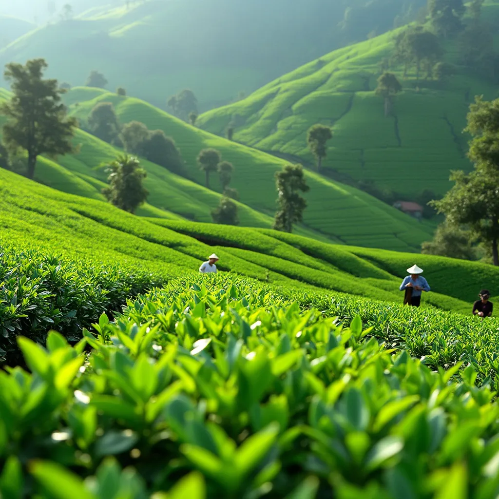 Plantación de té